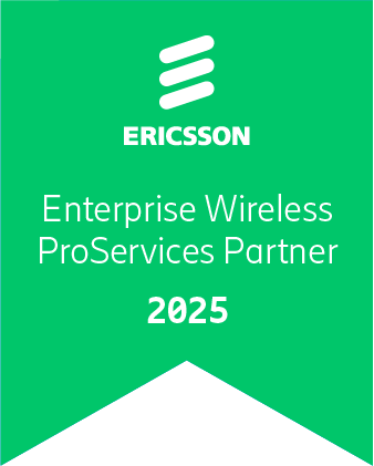 Ericsson Enterprise 5G Private Networks Authorized Partner badge